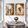 Abstract Wonderful Romantic Couple Painting On Canvas Wall Art HD Pictures Lovers Posters and Prints Warm Home Living Room Decor