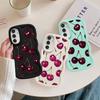 Мягкий чехол для телефона Samsung Galaxy A52 A21s A13 A16 A11 A15 A14 A12 A03 A06 A23 A05 A33 A22 A04 A53 Фрукты Вишня