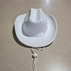 Children'S Hat Kids Girls Boys Cowboy Hats Wide Brim Western Cowgirl Hat With Adjustable Strap Costume Accessories