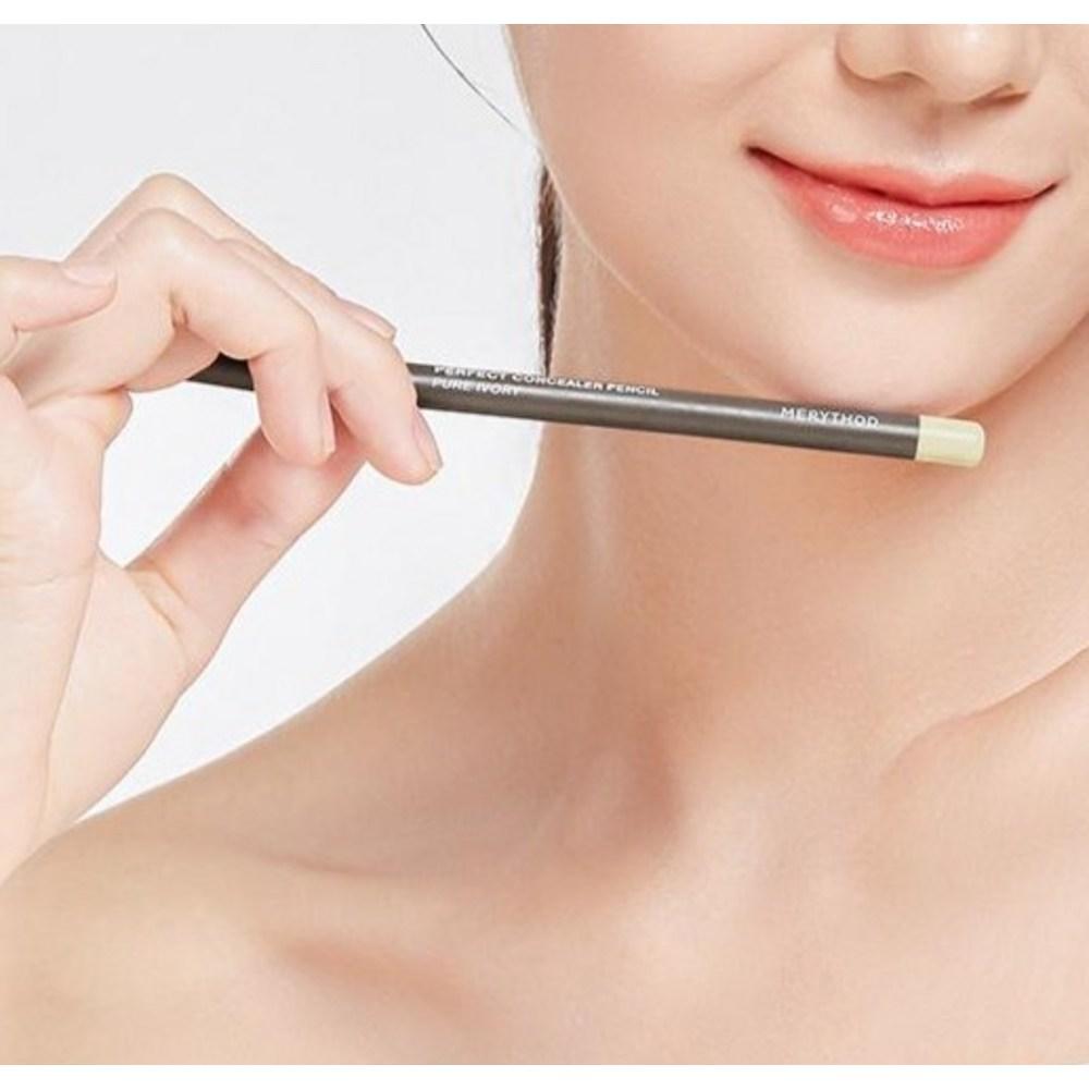 Merry Saw Идеальный карандаш-консилер 1,9 г + Набор точилок для карандашей, 01 Чистый слоновый, 1 набор