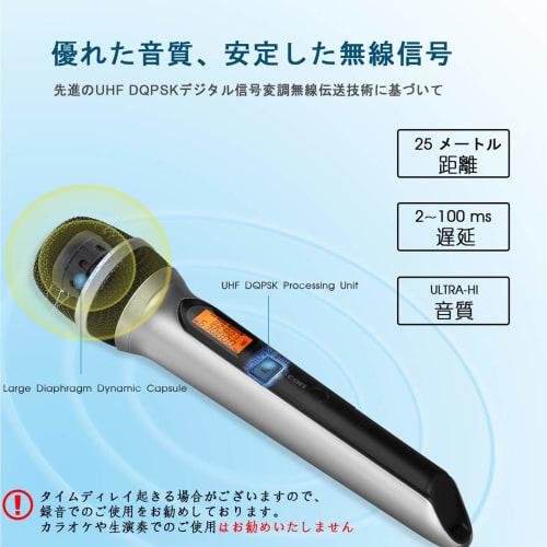 Alvoxcon USB Wireless Microphone Set, UHF Handheld | For YouTube Streaming, Zoom Meetings, and Online Classes, Easy Connection for PC/Mac/Android, Sup