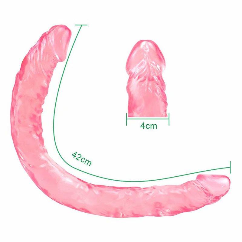 Huge Dildo 21/43/56cm Super Realistic Soft Penis Double Heads Sex Toys for Women Men