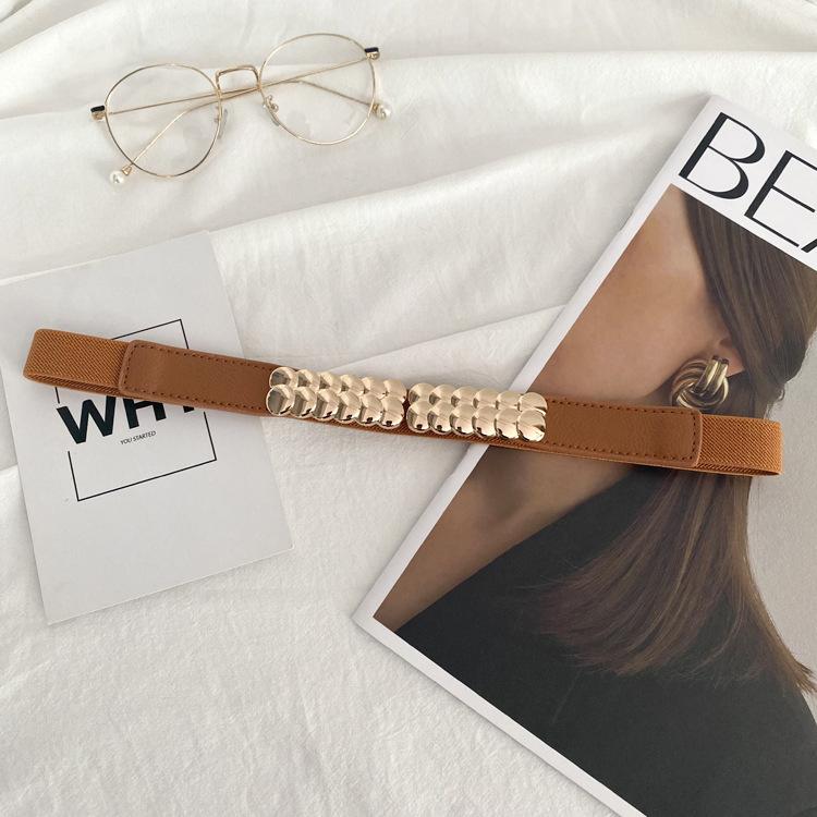 Тонкий пояс женский эластичный эластичный пояс декоративный платье талия с костюмом модный тонкий талия уплотнение