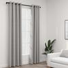 VidaXL Blackout Curtains Linen Look with Eyelets 2 Pcs Grey 140x225cm