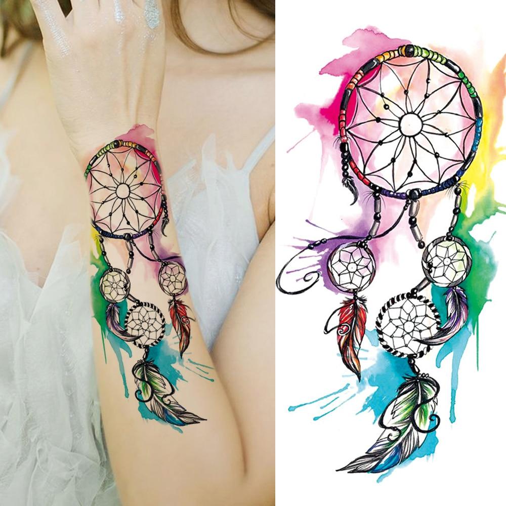 Черное реалистичное поддельное кольцо, временные татуировки для женщин, девушек, стихов, тату с буквами, ЭКГ, клевер, крест, водостойкая тату-наклейка