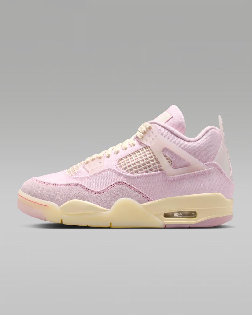 IB6716-600 Nike Air Jordan 4 Retro "Pearl Pink/Iced Carmine" (Женский)