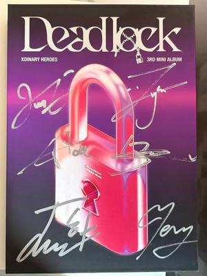 XDINARY HEROES XDINARY HEROES XDINARY HEROES XDIES SIGN АЛЬБОМ DEAD LOCK 3-Й МИНИ-АЛЬБОМ ПРОДАЖИ Б/У