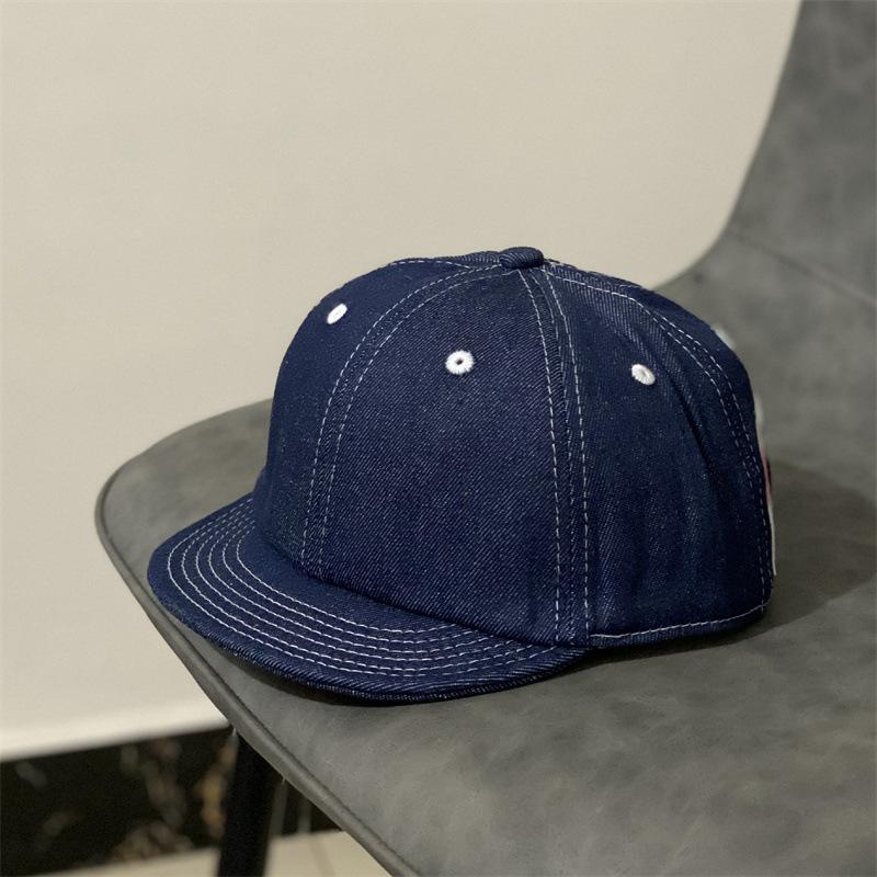 Корейская новая шляпа для активного отдыха, мужская джинсовая бейсболка с короткими полями, женская кепка от солнца