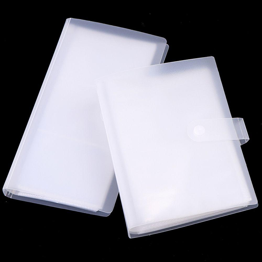 Контейнер для хранения наклеек для ногтей, чехол для наклеек для ногтей, прозрачный альбом для ногтей, маникюрный блокнот