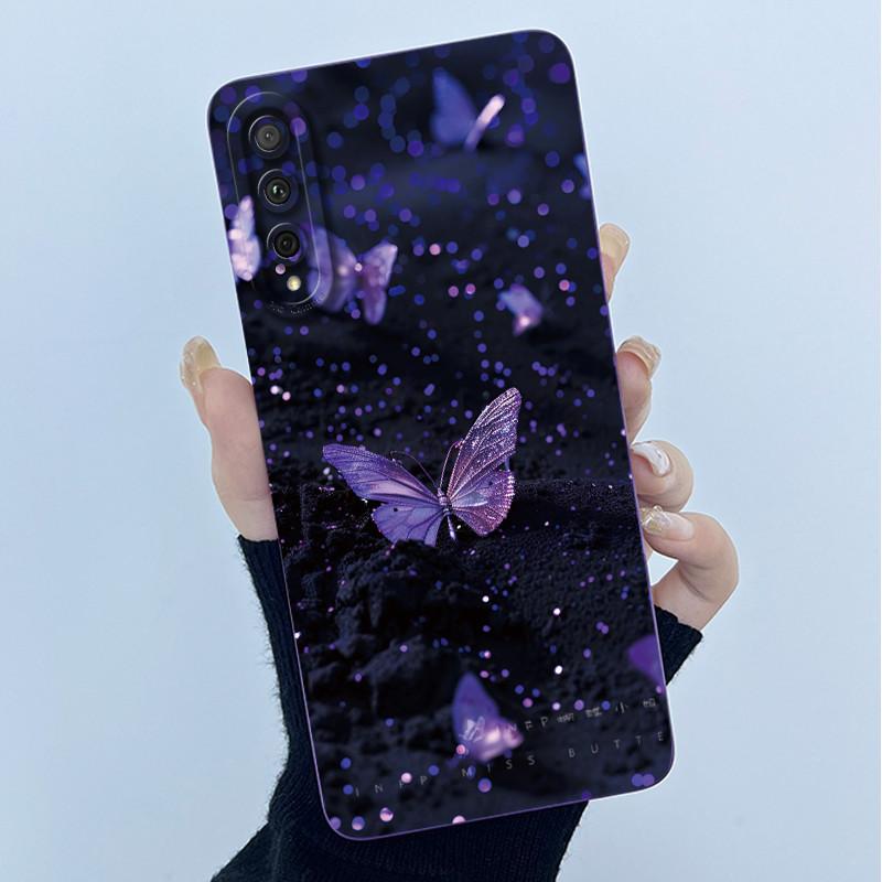 For Funda Huawei P Smart Pro 2019 / Y9s Phone Case Bumper Soft Silicon Sweet Fashion Funny Cartoon Painted Anti-Fall Cover Capa