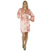 Bimba Women Short Satin Getting Ready Robe Bridesmaid Kimono Sleeve Coverup
