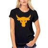 Мужская футболка Brahma Bull The Rock Project Gym TShirt Cotton Casual Fashion Tops Tee Streetwear Oversize Men Clothing