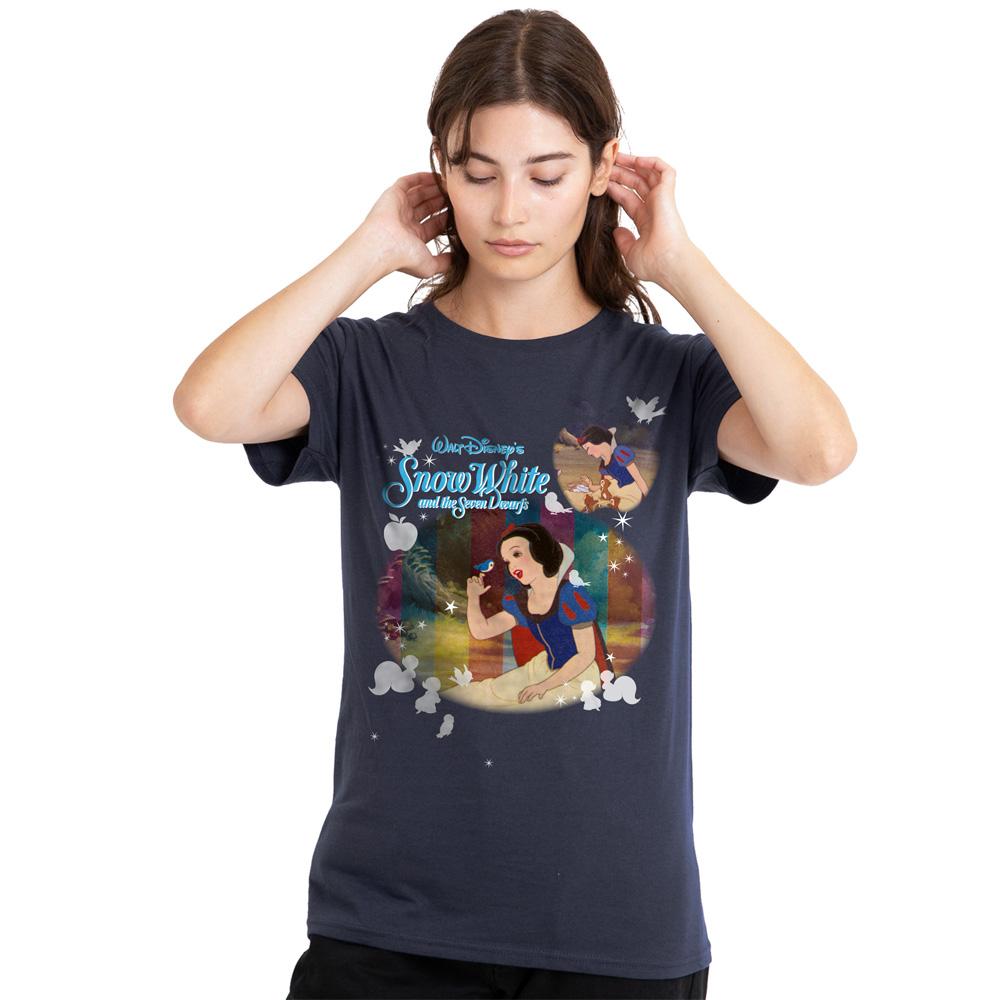 Snow White And The Seven Dwarfs Womens/Ladies Movie Scene T-Shirt