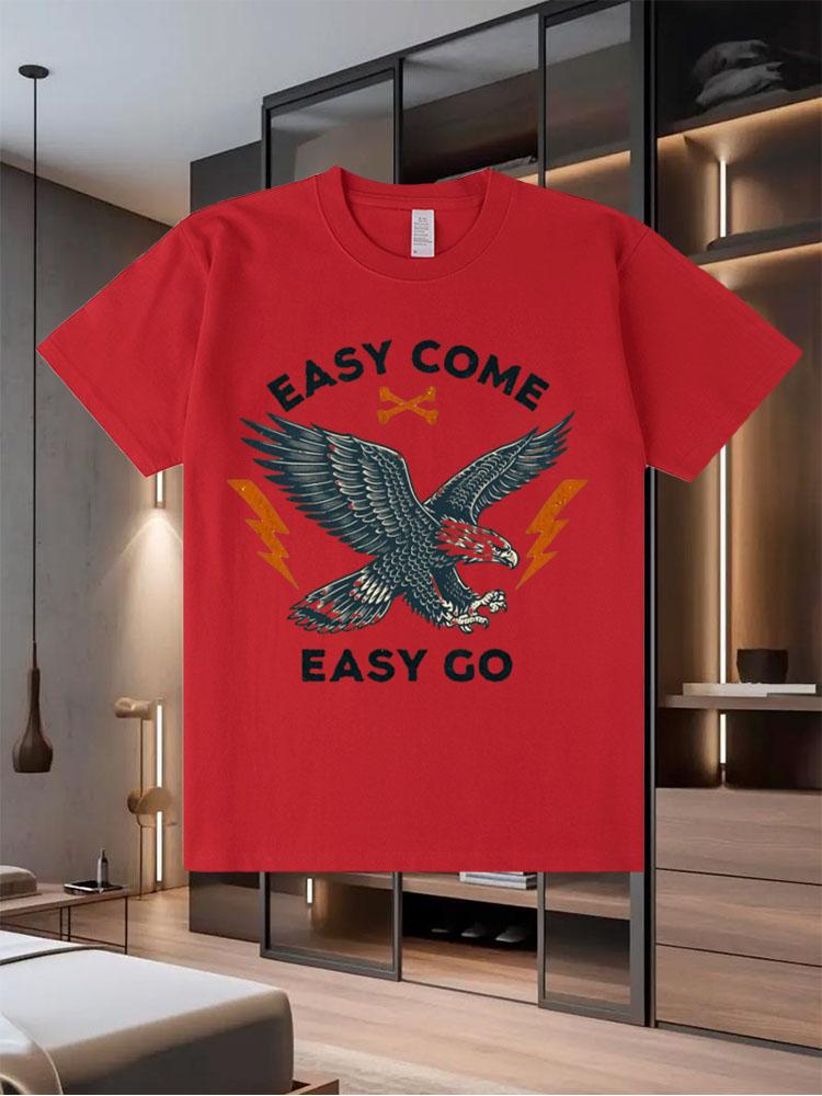 2025 Summer Best - Selling New Men's Pure - Cotton T - Shirts with a Cool and Rebellious Look Trendy Short - Sleeve Tops