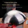 Коммерческая двойная ручка вок из нержавеющей стали 304 Jing Zhou Yuan