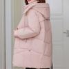 Женское длинное пальто зимняя верхняя одежда больших размеров элегантная женская куртка с капюшоном повседневная свободная толстая теплая парка