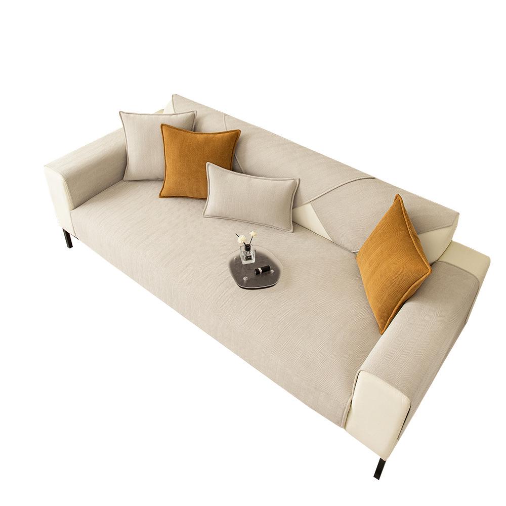 Подушки для дивана в елочку из шенилла: Нескользящий, устойчивый к грязи, однотонный чехол в скандинавском стиле для всех сезонов