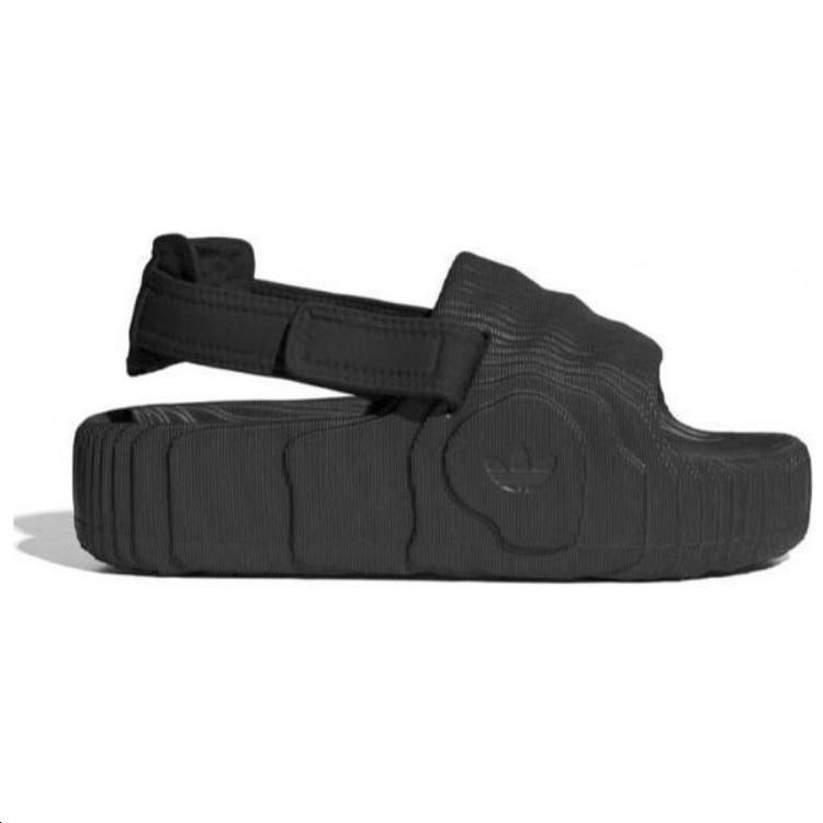 adidas Adilette 22 XLG Slide Triple черные женские кроссовки Core-Black IE5649