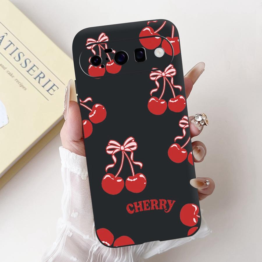 New design 2025 Pattern Case for Google Pixel 10 Pro XL Capa Soft Silicone Black Painted Full Cover for Google Pixel10 Pro Funda