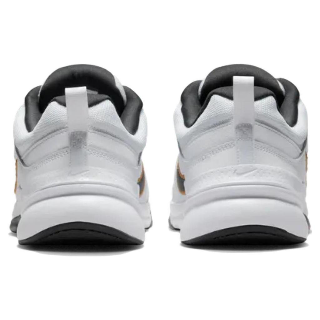 Nike Defy All Day White Black Gold Unisex Sneakers Gold-Suede DJ1196-103