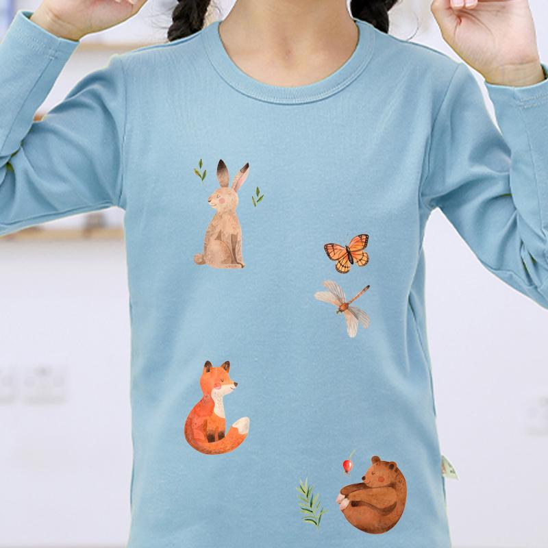 Наклейки на одежду в стиле бохо с животными, нашивки, футболки, толстовки, термопресс, аппликации, наклейки на одежду, термоклей