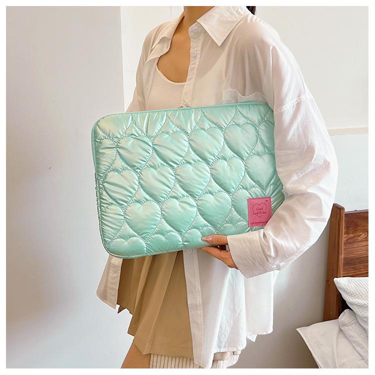 Корейская милая вышивка для 15-дюймового ноутбука и 11-дюймового iPad, многоцветный хлопковый дизайн в виде макарон