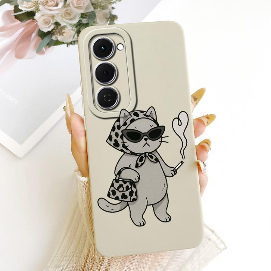 Чехол для Tecno Spark 40 Pro Plus Модный Цветок Мягкий Силикон Защитная Крышка для Линзы Для Tecno Spark 40Pro 40C Spark 40Pro+ Чехол