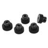 5 Pcs RC Pinion Gear Set 48DP 0.53M 3.175mm 23T 24T 25T 26T 27T Chromium Molybdenum Alloy Steel