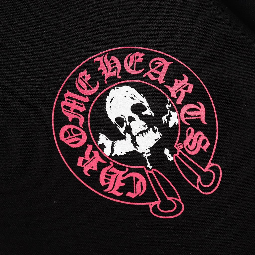 838 CHROME HEARTS 2025 Autumn and Winter New Plus Size Classic Style Logo Hooded Sweatshirt, Suitable for Couples To Wear