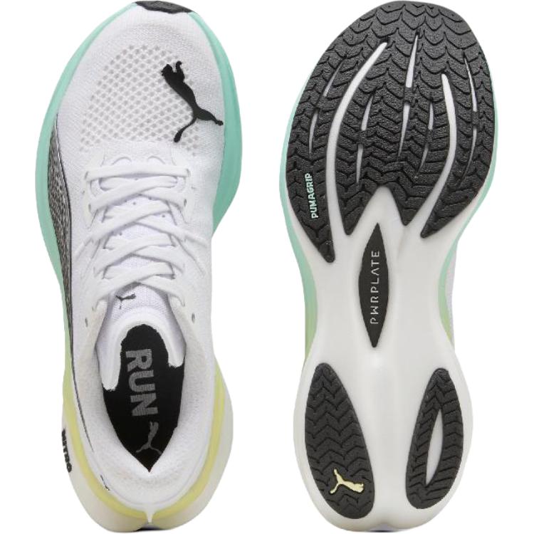 Puma Deviate Nitro 3 Белый/Мятный Меланж Женские Кроссовки 309708-20