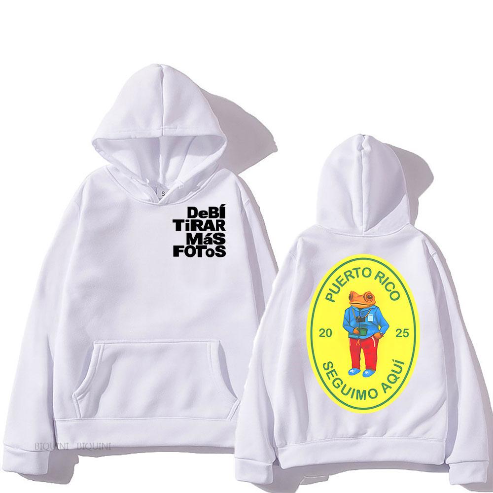 Debí Tirar Más Fotos Album 2025 Hoodies Bad Bunny DTMF Printing Sweatshirts for Men/Women Уличная одежда унисекс с длинным рукавом