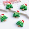 5 шт. Мини-рождественская серия с плоской задней частью из смолы Кабошоны Скрапбукинг DIY Ювелирные изделия Ремесло Рождественские подарки Украшения Новый год 2024