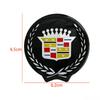 Для Cadillac ATS BLS CTS CT4 SLS SRX STS XT4 Escalade Deville DTS 6.2X6.5CM ABS Боковая наклейка на крыло автомобиля Эмблема на задний багажник