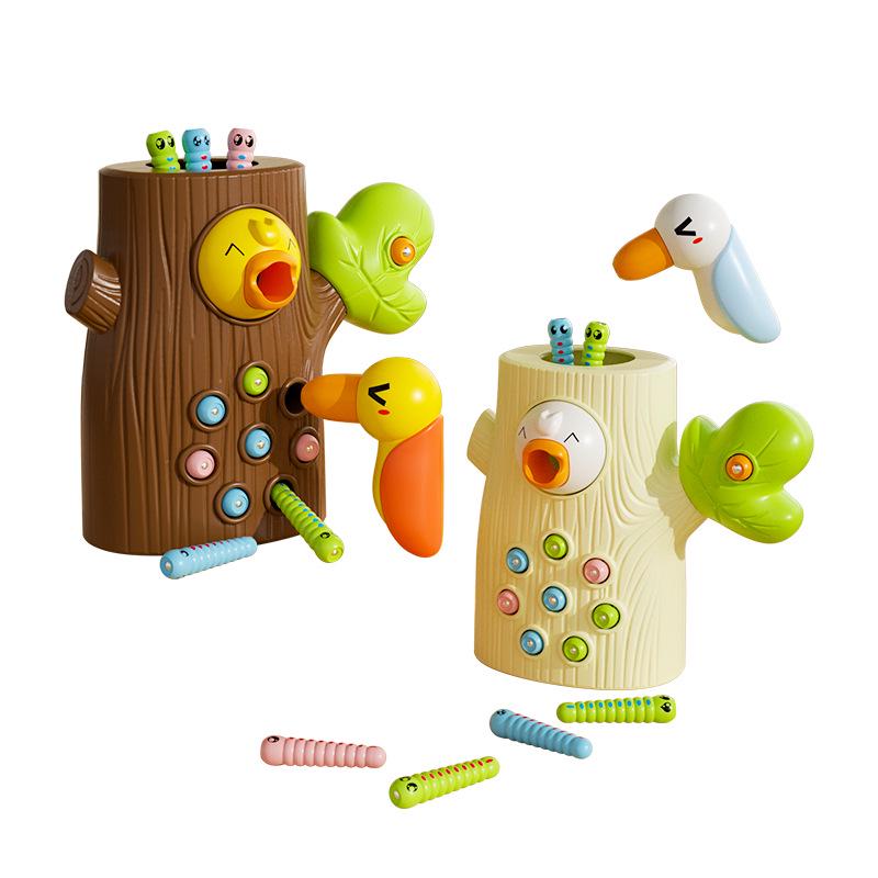 Развивающая игрушка для ловли червячков для детей в возрасте 1-4 лет