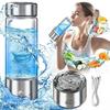 Hydrogen-Rich Water Bottle Electric Generator Titanium Filter Antioxidant Ionizer 420ml Portable Hydrogen Water Cup