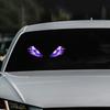 Dynamic Display Solar LED Devil Eyes Car Lights Solar Powered Car Warning Light  Windshield