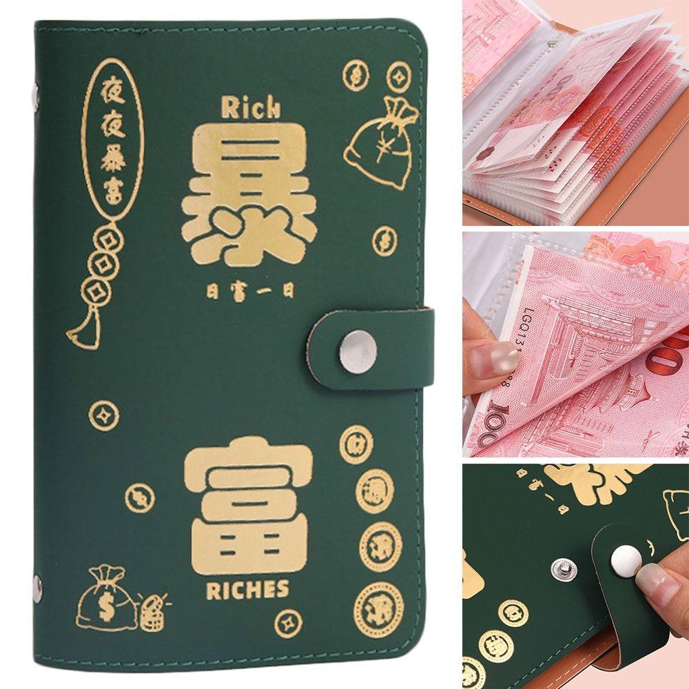 Экономьте деньги 100 конвертов Экономия денег Челлендж PU Экономия Челлендж Листы Дети