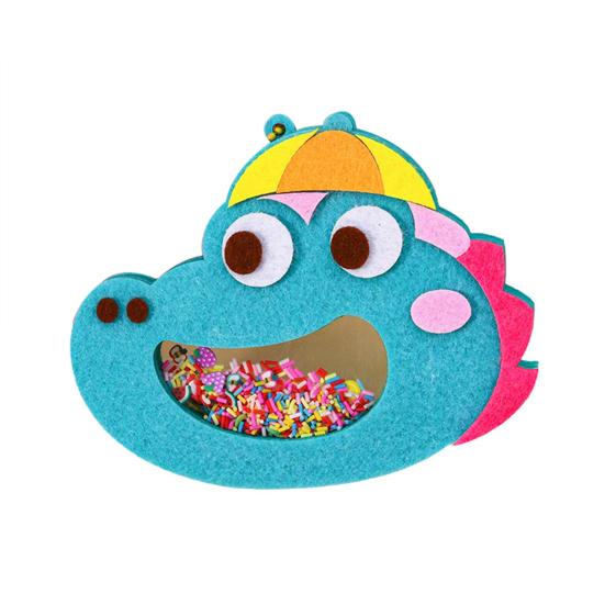 1 комплект, набор для шитья кукол с изображением животных из мультфильмов, набор для шитья из нетканого материала, для поделок, для поделок, для начинающих, для мальчиков и девочек, подарок