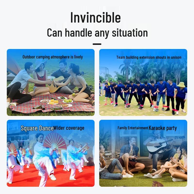 Портативная караоке-колонка Soaiy ST-809WM