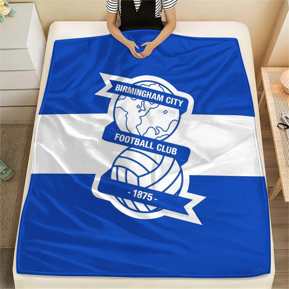Birmingham City Flannel Blanket, High quality Comfortable for All Seasons, Home Decor, Warmth and Comfort