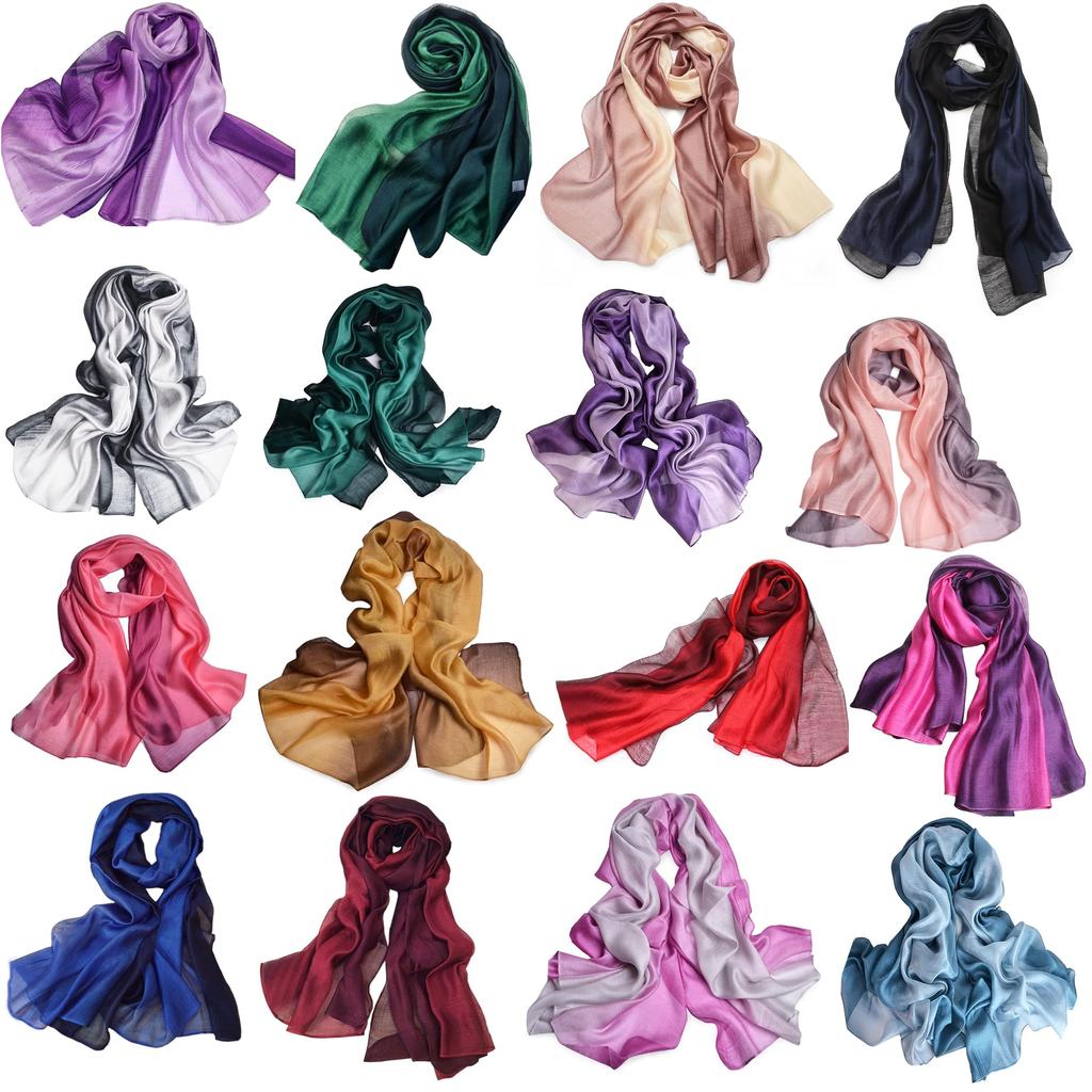 Элегантные шелковые шарфы Mulberry для женщин - Мягкие и гладкие палантины в различных оттенках