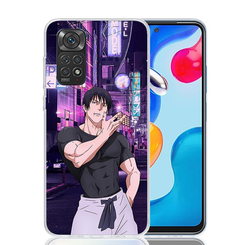 Kaisen J-Jujutsu Fushiguro Toji Phone Case For Xiaomi Redmi Note 10 9 9S 8 8T 7 5 Mi 12T 11T 10T 9T 15 Pro 14 Ultra 12 11 Lite 1