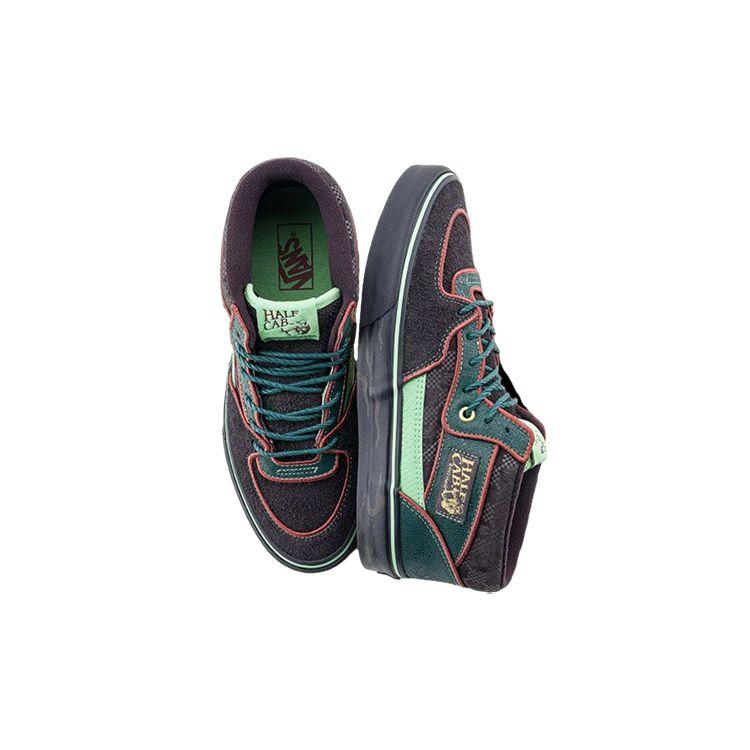 Vans Кроссовки унисекс Half Cab Year of the Dragon, черные, зеленые VN000DZ3YJ7
