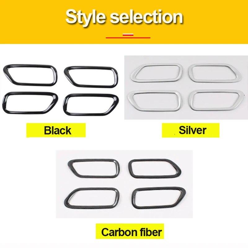 Stainless Car Interior Door Handle Bowl Frame Covers Trim Sticker For Toyota Corolla 2022 E210 12th Accessories