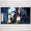 Sword Art Online Anime Ideo Games Kirigaya Kazuto Art Silk Poster Prints Home Decor Живопись Произведения современного плаката без рамки