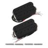 FLEOR комплект звукоснимателей Double Coil Humbucker для электрогитары, замена грифа и бриджа - черный