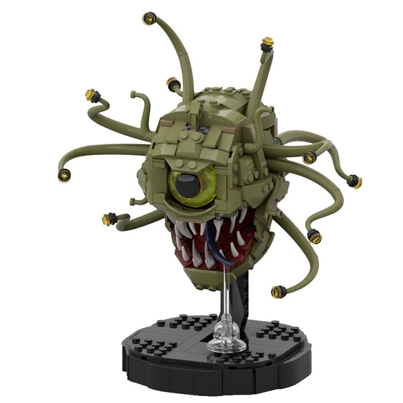 MOC DIY Dungeonsed-Beholders/Демон-Каннибал Конструктор Игровой Персонаж Монстр Кирпич Детский Подарок на День Рождения