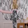 Spiral String Door Curtain Decorative Tassel Curtain Wall Panel Room Divider Fringe Screen Blind for Home Living Room Bedroom
