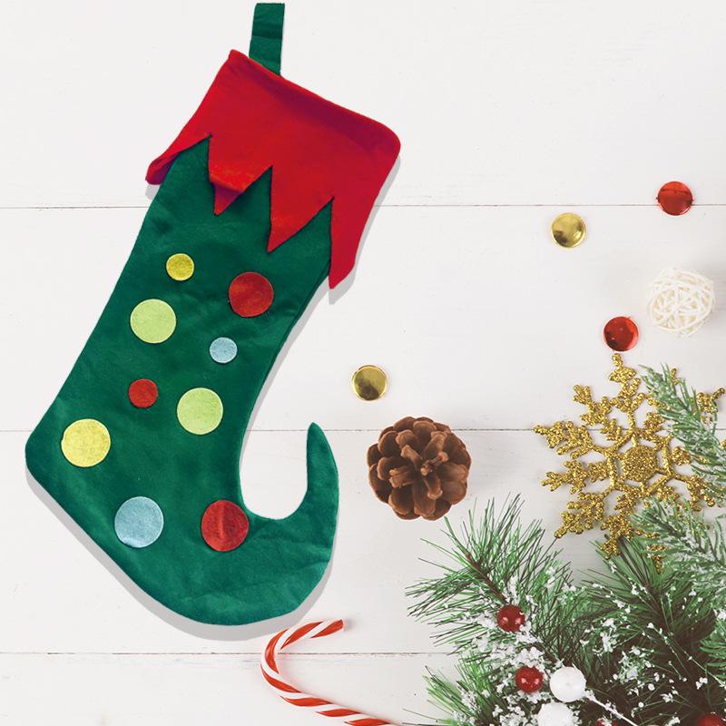 Christmas Elf Stockings: Festive Fireplace & Tree Ornaments, Creative Gift Socks & Holiday Decorations