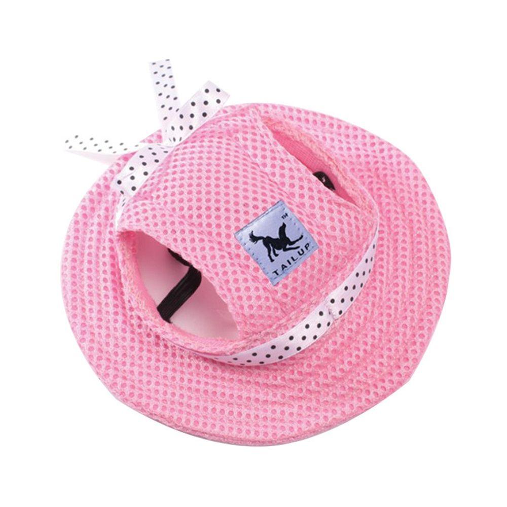 Stripe for Small Medium Mesh Cloth Canvas Cat Hat Dog Caps Pet Products Sunhat